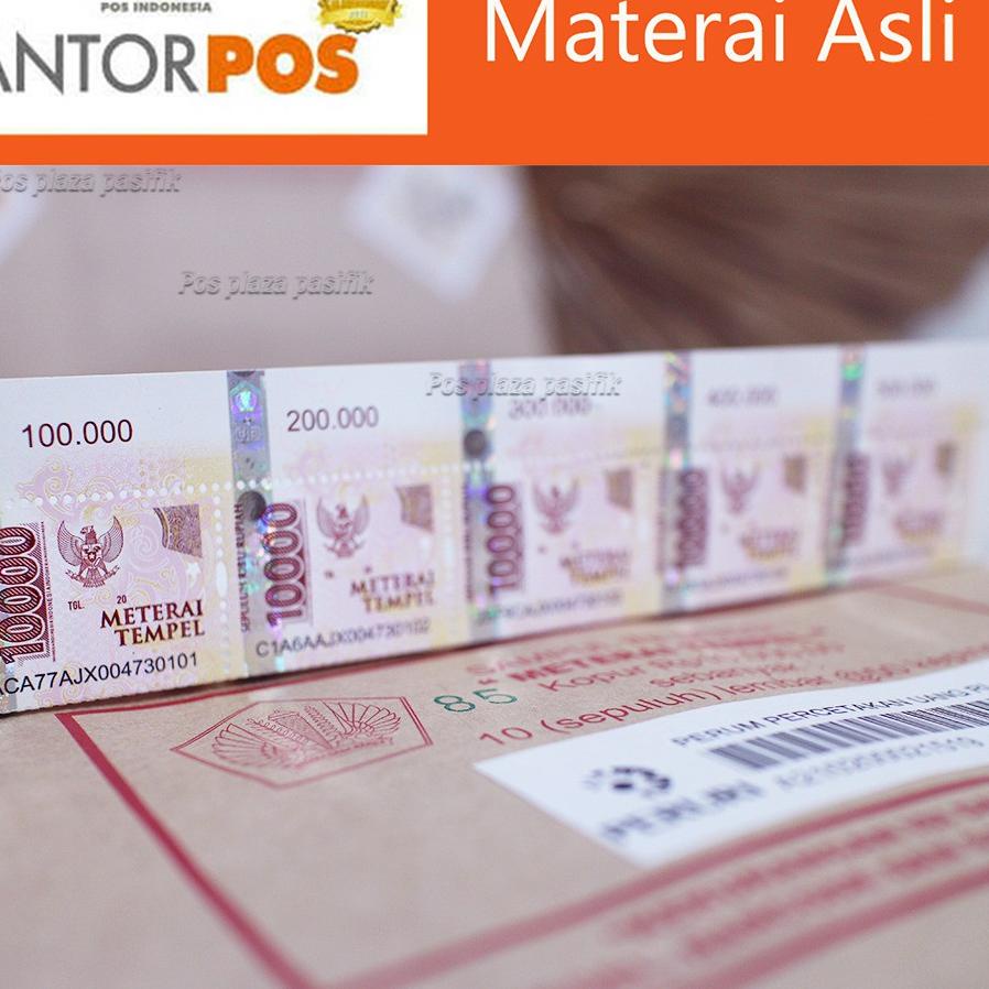 Terjangkau - MATERAI 10000 ISI 10 PCS ORI 2021 ✔