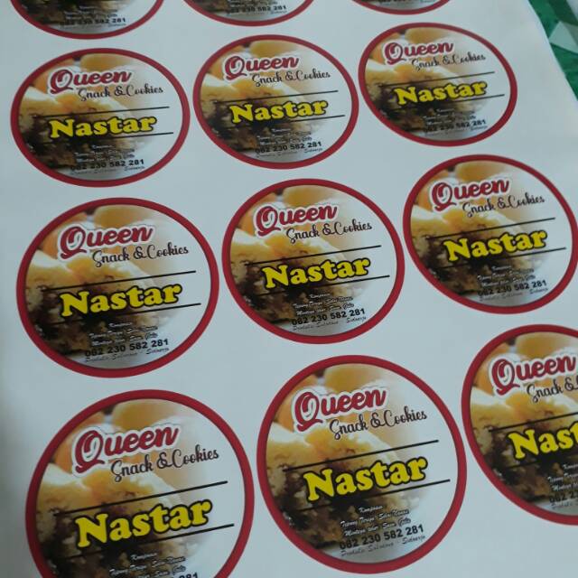 

Promo Cetak Sticker label chromo/bontax A3+ (32x48) plus cutting