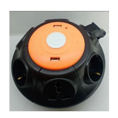 Box Kabel / Cable Roll UFO 512u 1.8 Meter + USB 2.1A - Visicom