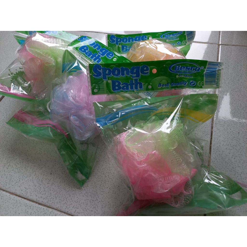 Spon Mandi/Bath Sponge/SPON FULL COLLOUR/alat Mandi