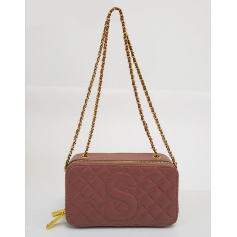 Ready Yura Bag Mahogany Buttonscarves