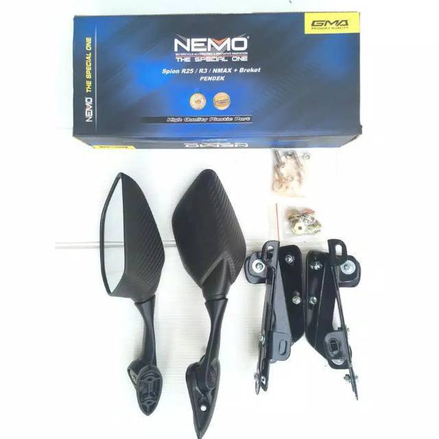 New Spion Lexi Paket Spion Model R25 Untuk Lexi + Breket Serpo Full Set &amp; Baut Anti Jebol