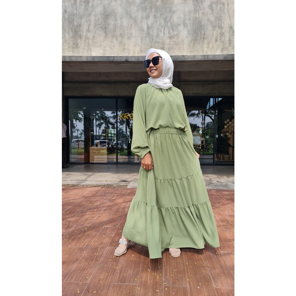 Luna Set / Set Hijab / Dress Hijab