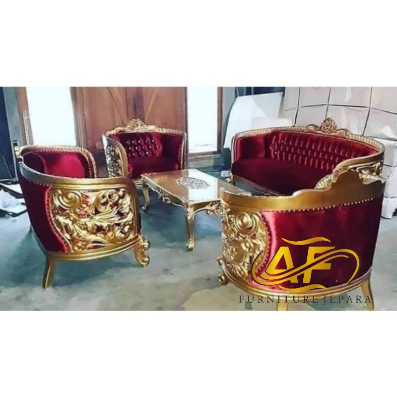 set kursi tamu lengkung,kursi tamu ukiran mewah,kursi tamu kayu jati pilihan