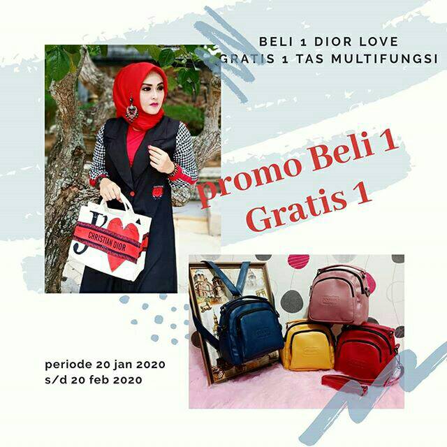 Beli 1 Gratis 1 / tas dior premium