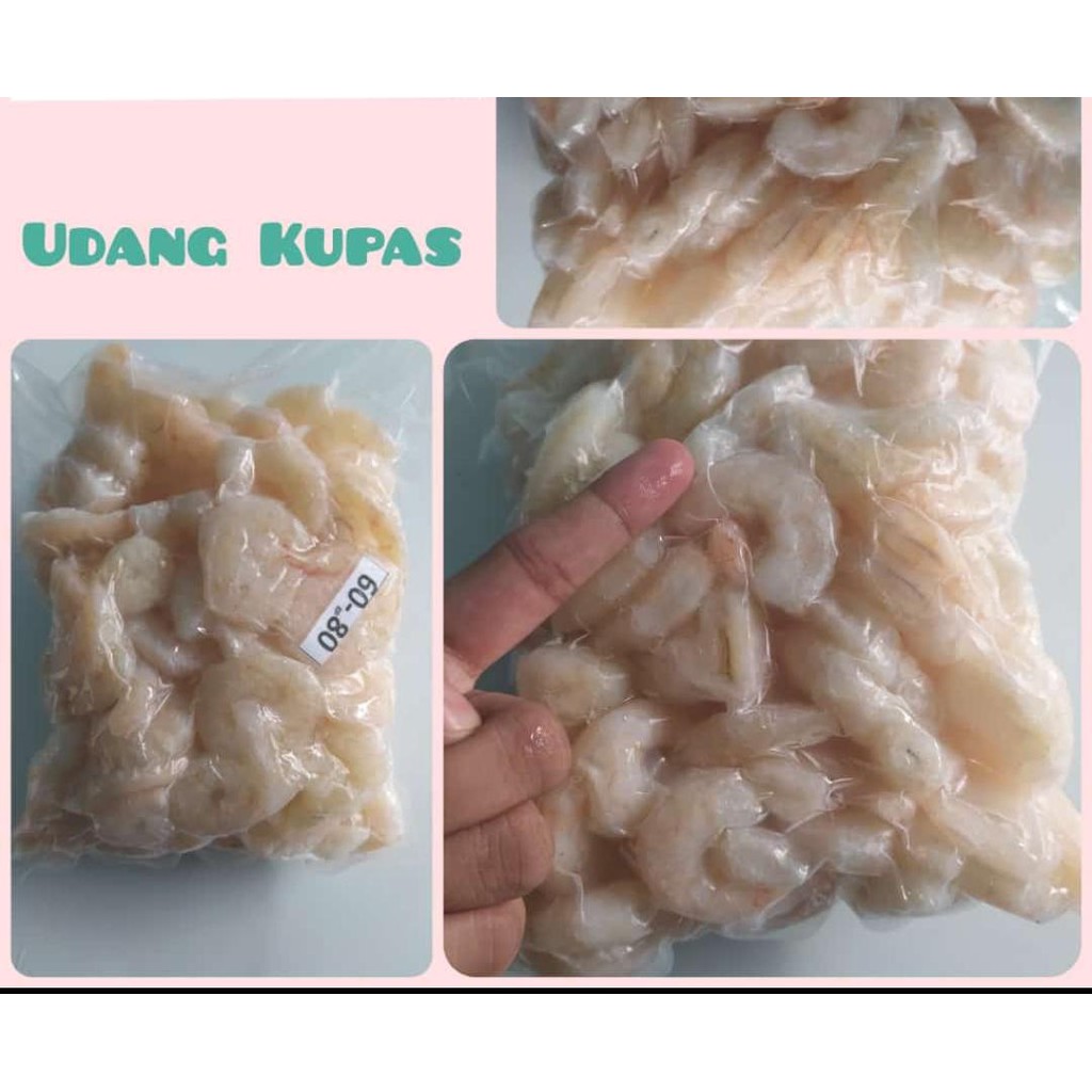 

Udang Kupas Bersih / Udang Kupas Frozen Seafood (size 60-80)