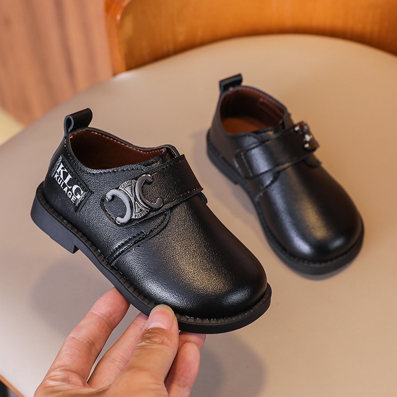 Sepatu Formal Anak Laki Laki Sepatu Kulit Pantofel Import code KL size 21 - 30