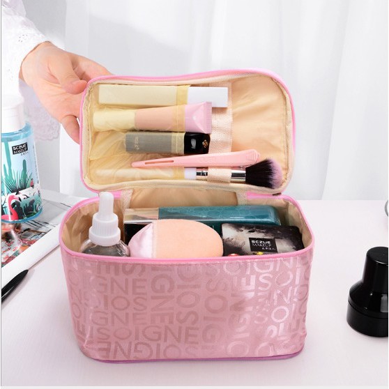 Tas Kosmetik Korea Travel Organizer Tas Makeup Bag Pouch Multifungsi