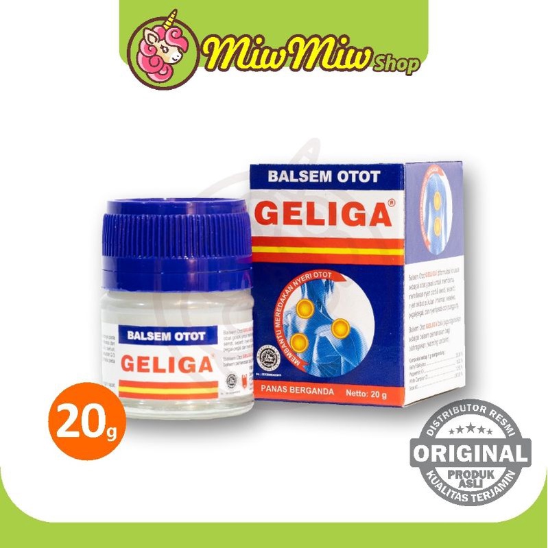 Balsem Otot Geliga 10 gr/20 gr/40 gr