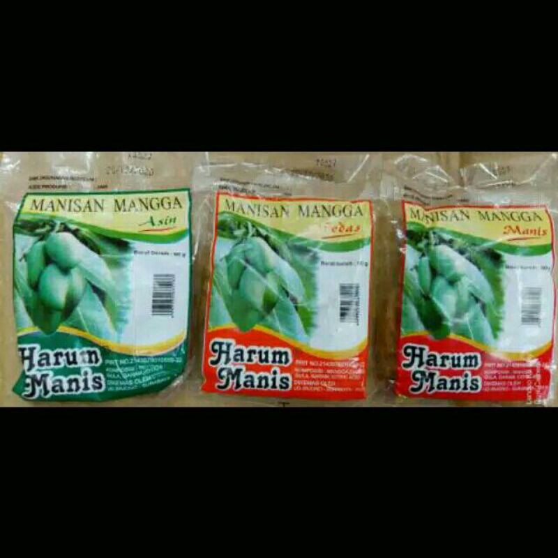 

Harum Manis - Manisan mangga (60 gr)