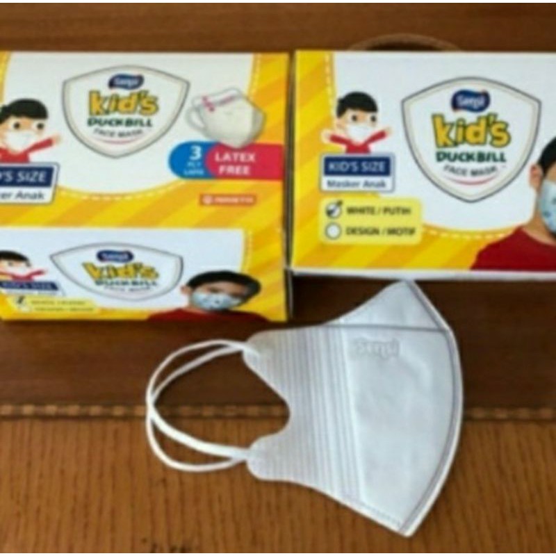 Masker Sensi Duckbill Anak Eceran Motif Anak Anak Polos Karakter 3 ply Eceran Original Ada Emboss