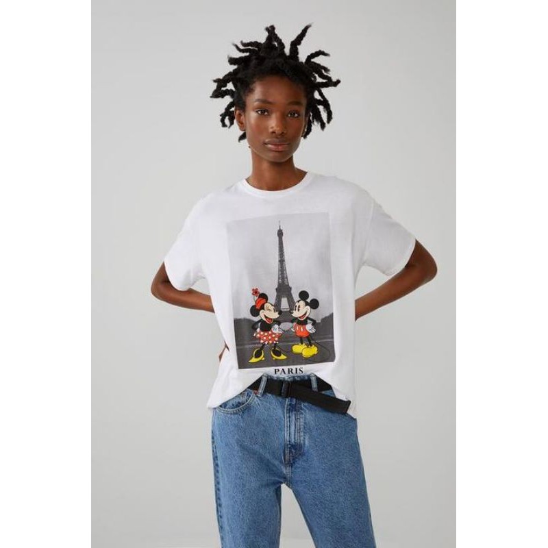 ZARA DISNEY MICKEY PARIS TSHIRT