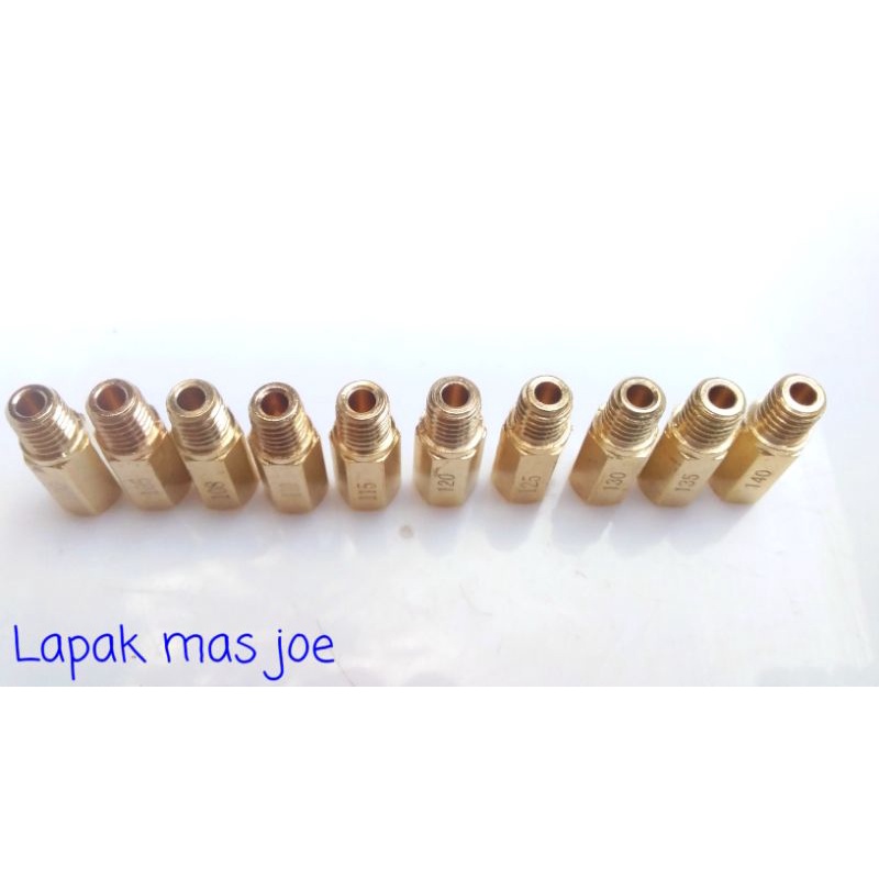 Spuyer Main Jet Karburator Sepuyer Mainjet Carburator MJ Karbu PWK PJ PWM Sudco Keihin Isi 10pcs/set-1