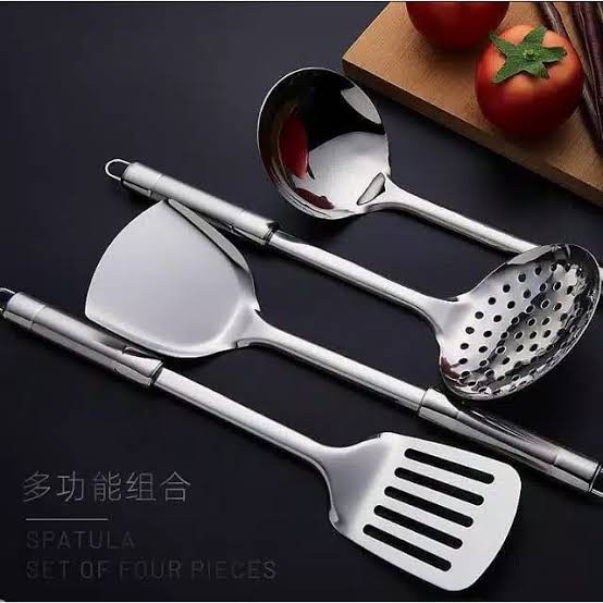 SPATULA SET STAINLESS STEEL ISI 4 / SUTIL SET