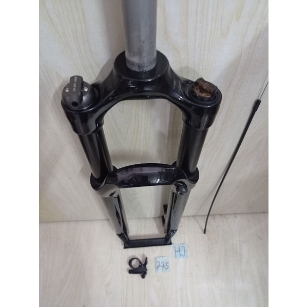 Fork 27.5 Sakoni T120 Oversize Remote Lock Out Stanchion black discbrake disc brake