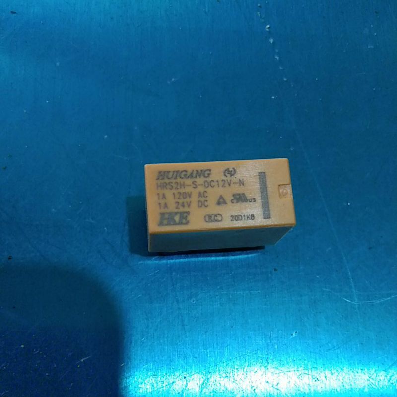 Relay HKE 12v 8pin relay 12v 8kaki