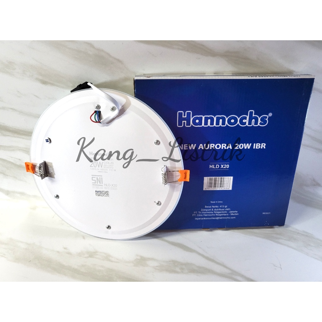 Hannochs New Aurora 20 Watt IB Bulat / Downlight LED 2 Warna Hanochs Bulat Inbow