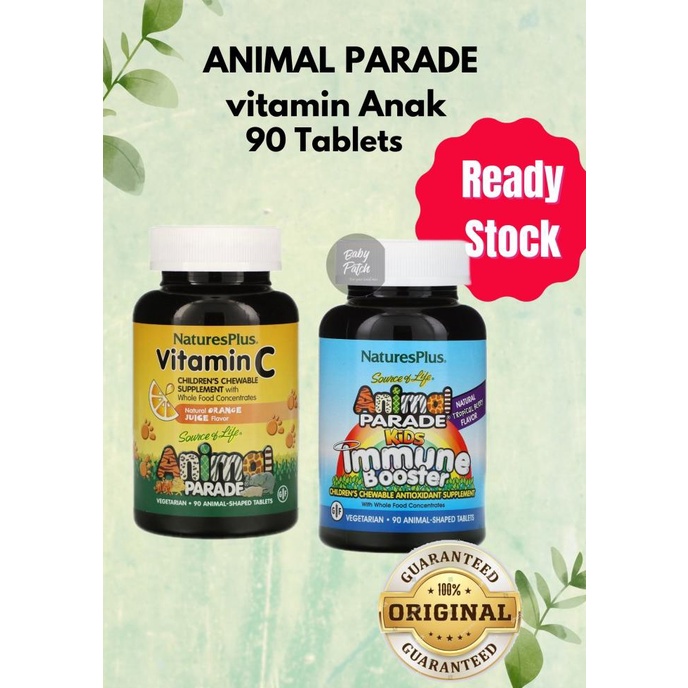 Animal parade immune booster vitamin c