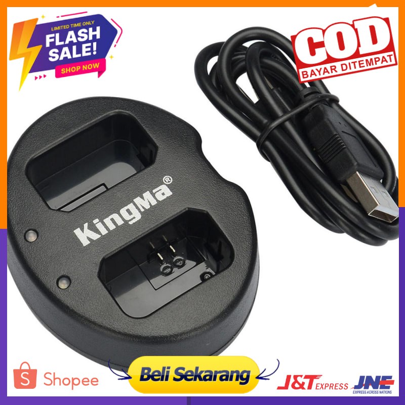 Kingma CAS Charger Batre Baterai Camera Kamera 2 Slot Sony A5000 A5100 A6000 A7R NEX6 5T 5R 5N