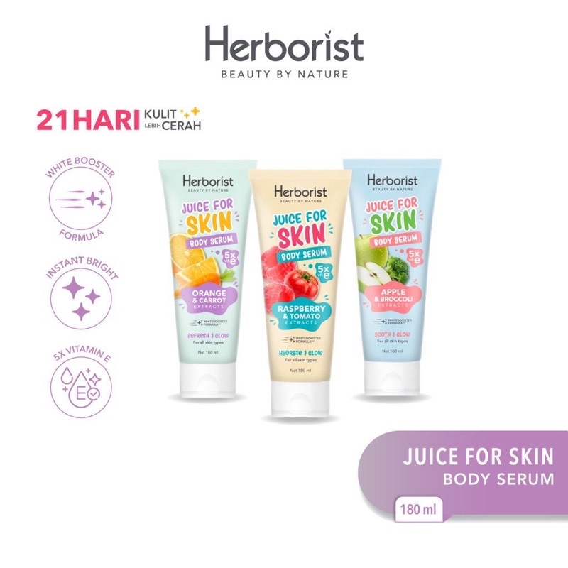 (BISA COD) HERBORIST BODY SERUM JUICE FOR SKIN SERIES