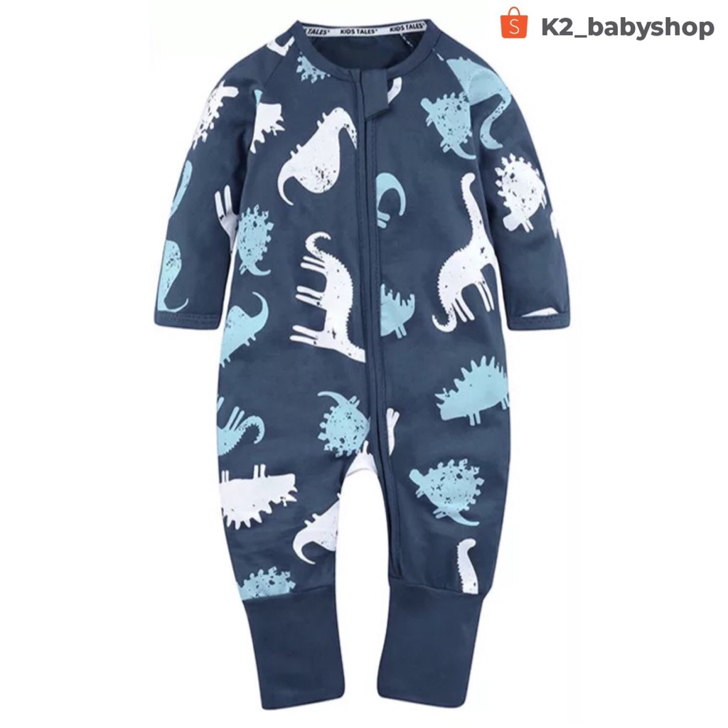 BABY K2 - BABY LONG ZIPPYSUIT MOTIF DINO KODE 00007