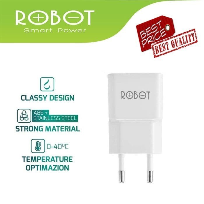 NA - Batok Charger 1A Robot Kepala Charger 1 ampere K4