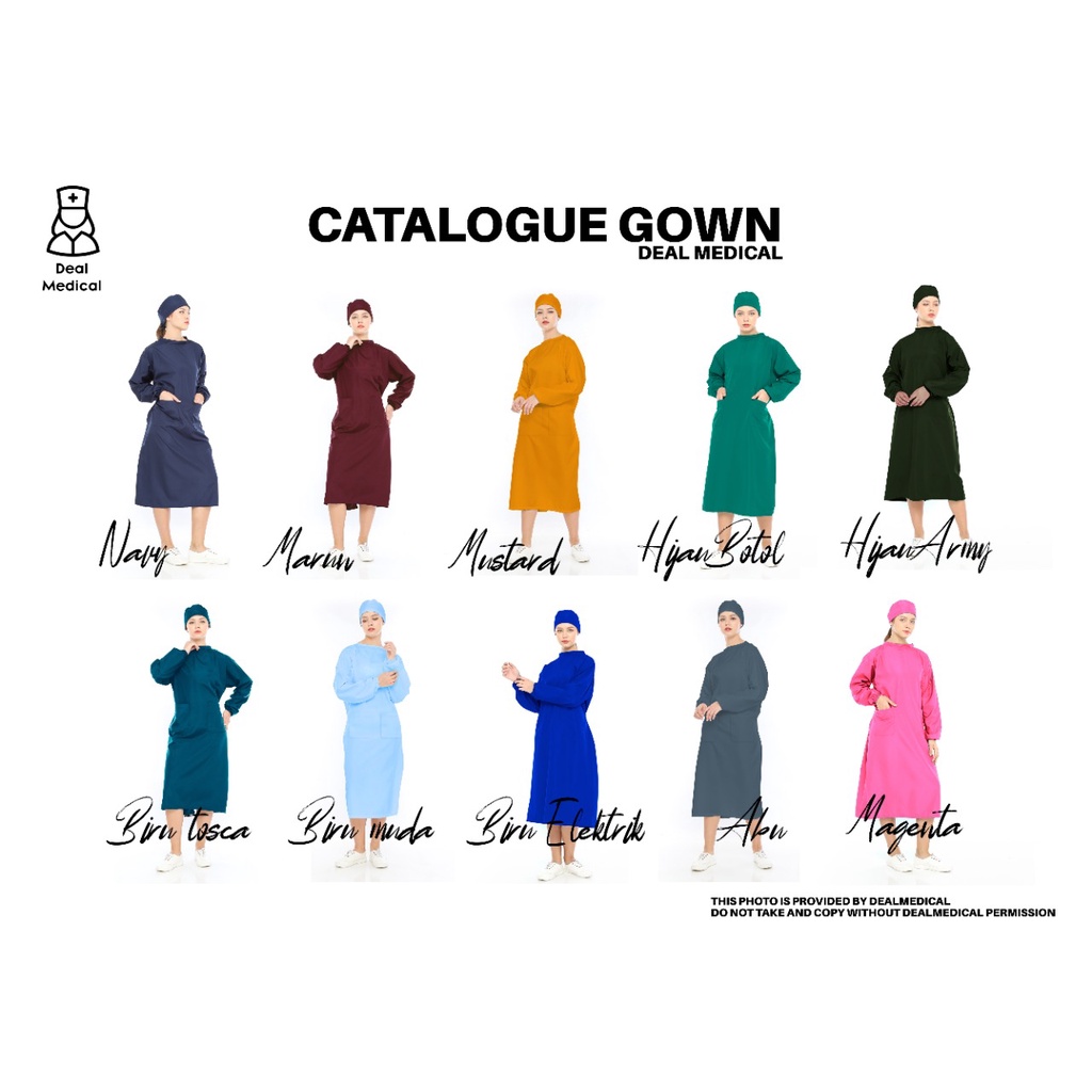 APD Gown Water-resistant / APD parasut /  Oka Gown Water-resistant/ Baju OK / Baju oprasi