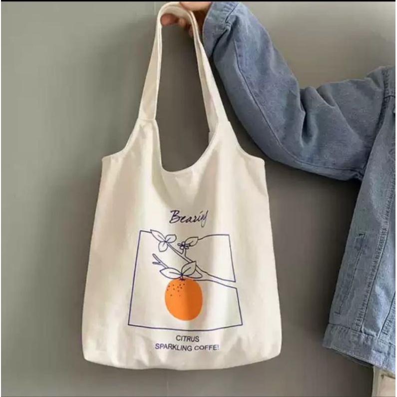 Totebag Vintage Populer Tas Tote-Citrus