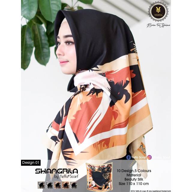 Sangrila New by Yeffa Scarf