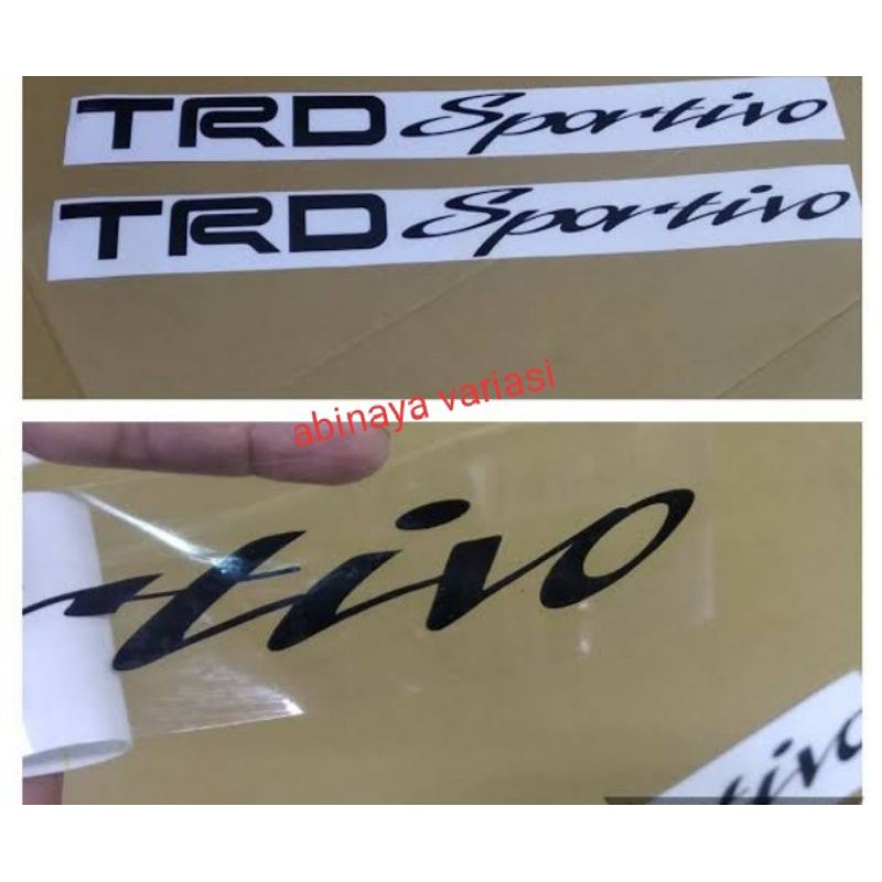 Stiker Body Mobil Avanza TRD Sportivo