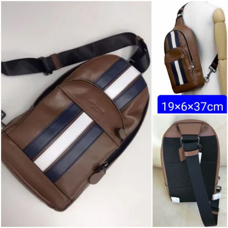 COACH tas selempang, grade super premium 1:1, bahan leather incl paper bag