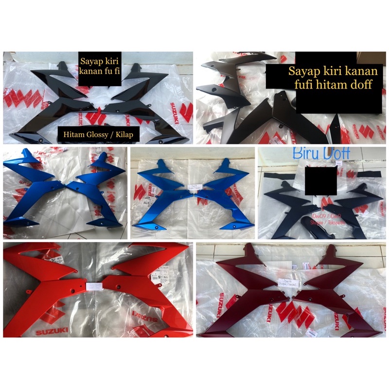 Cowling Depan Bodi Kiri Kanan Raider Fi 150 SGP