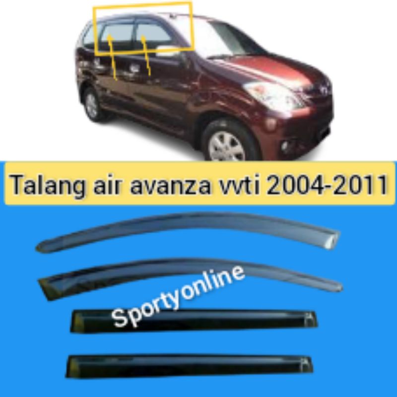 Talang air xenia vvti 2005-2011 slim 4pintu