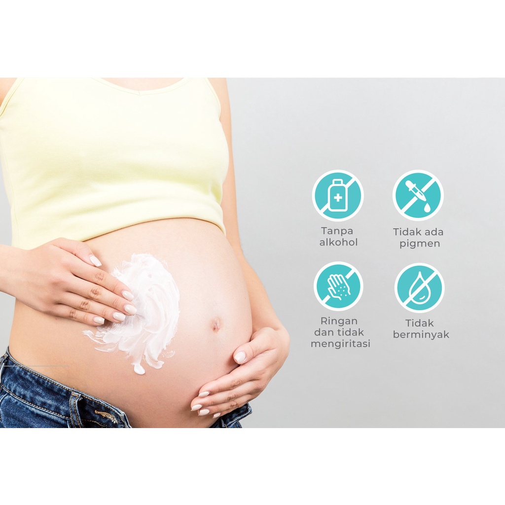 [PROMO] Mooimom Belly Lotion Krim Pelembab Penghilang Stretch Mark 110ml