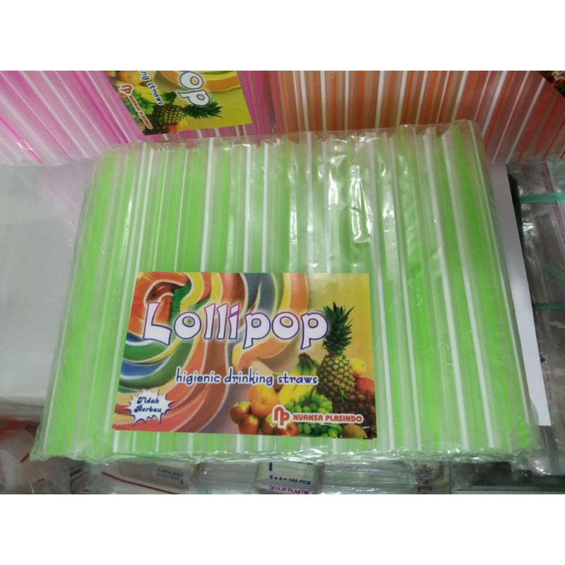 

Sedotan Buble ukuran besR warna stabilo isi 130 pcs