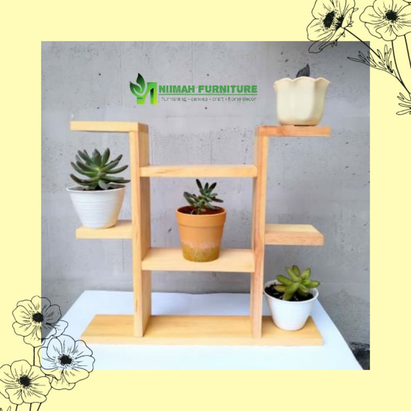 Rak Sukulen / Rak Kaktus / Rak Tanaman / Rak Pot