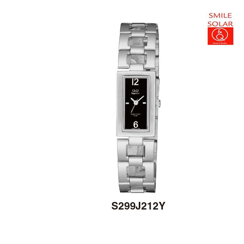 Sale Jam Tangan Wanita Stylist Casual Business Rantai Superior 100% Stainless Steel Ori Q&amp;Q S299 Series