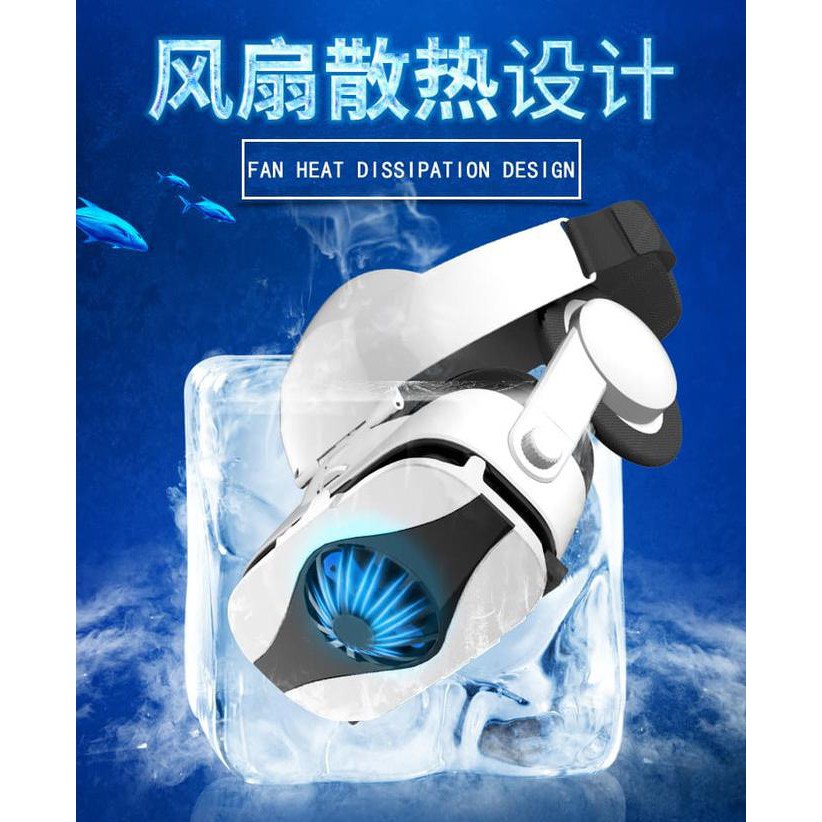 Falsh Sale Fiit Vr 5f Headset With Fan Cooler Vr 3d Virtual Reality Glasses Shopee Indonesia