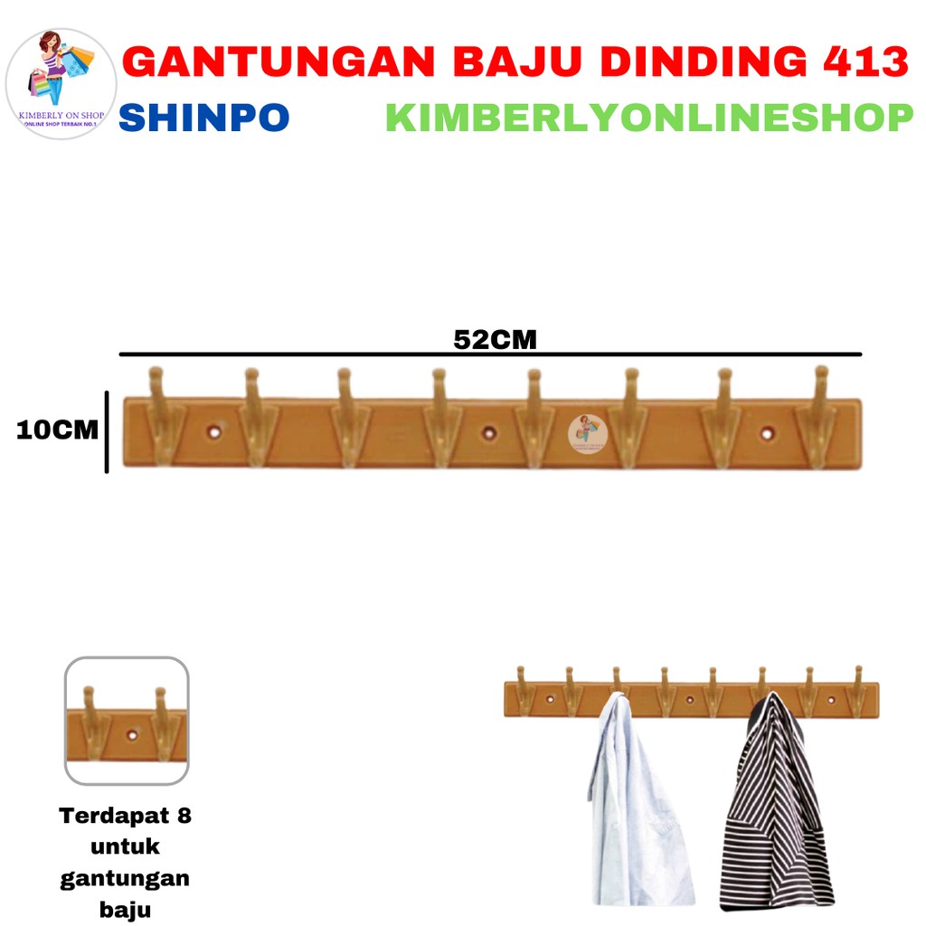 Gantungan Baju Gantungan Dinding Delta 413 - SHINPO