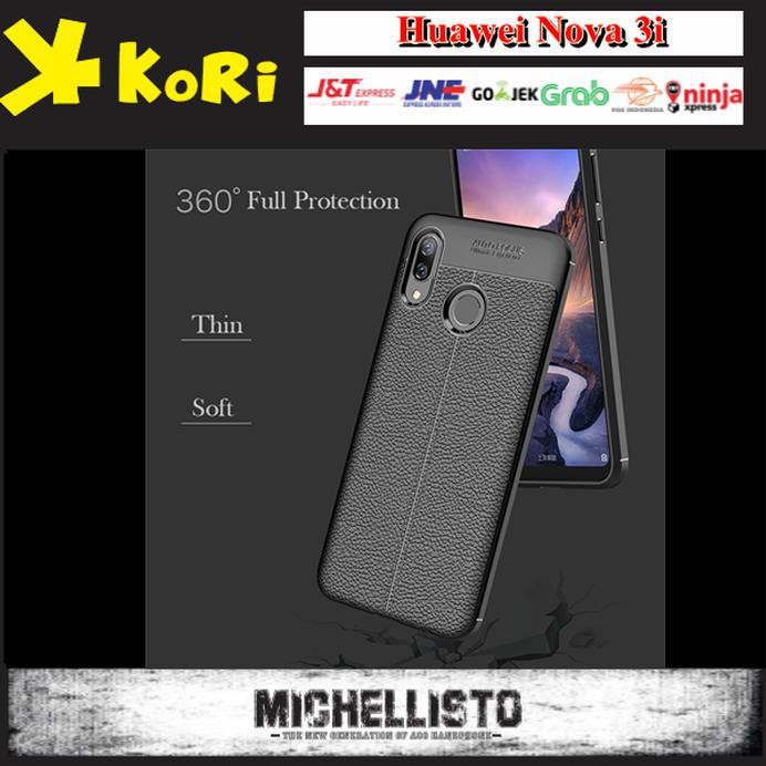 CASE HUAWEI NOVA 3I SOFTCASE AUTOFOCUS CASING KULIT HARD CASE HANDPHONE