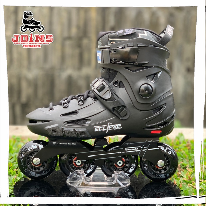 {SuryaStore} SEPATU RODA FLYING EAGLE ECLIPSE NEW 2019 BLACK - 40 Diskon