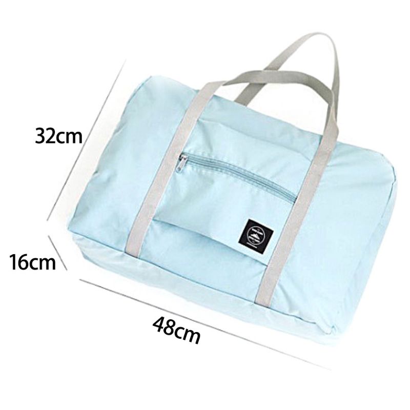 Tas Traveling Korean Style Travel Fold Bag Tas Jinjing Jumbo Lipat Kekinian Waterproof