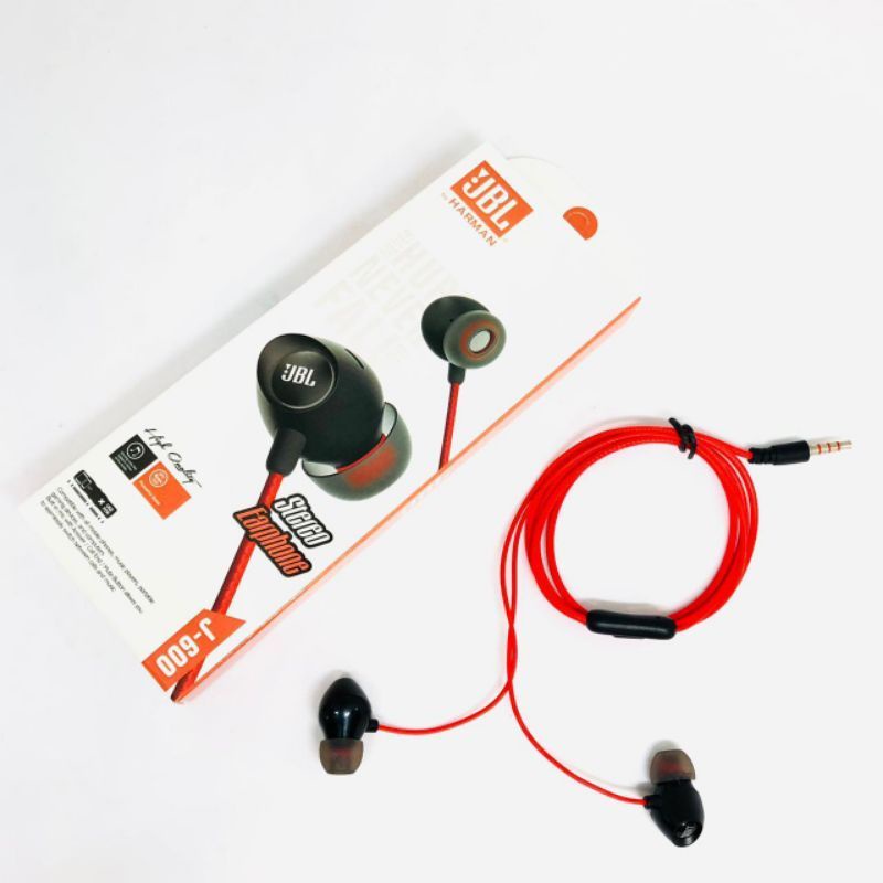 Headset J J-600 STEREO Handsfree J J600 STEREO Earphone J J600 Extra Bass