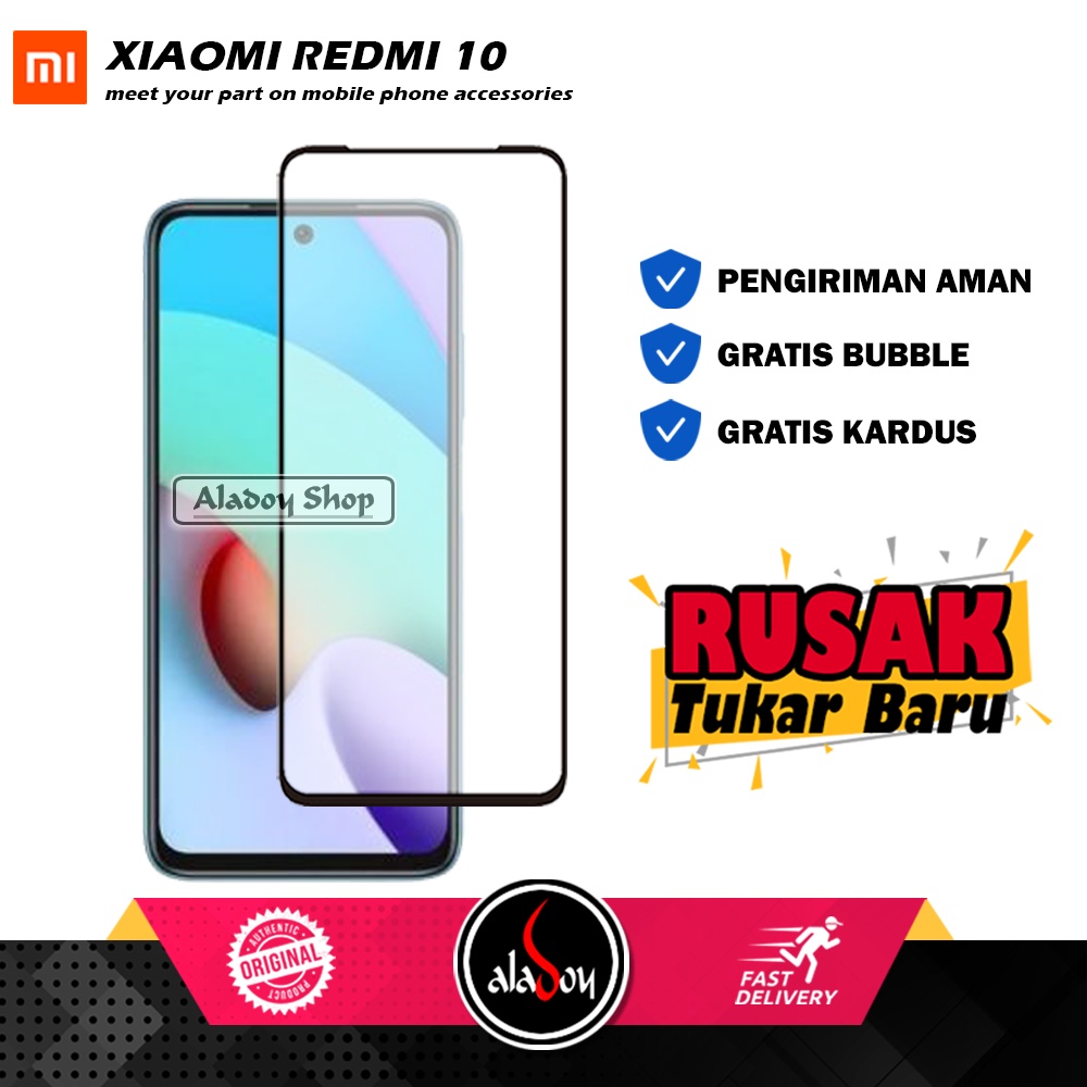 Tempered Glass Xiaomi Redmi 10 ( 2021 ) Anti Gores Layar Screen Protector