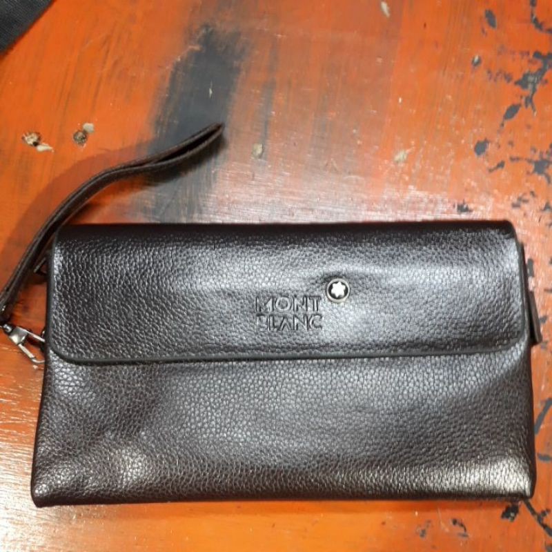 HANDBAG CLUTHBAG TAS TANGAN MPOR MONTBLANC KULIT