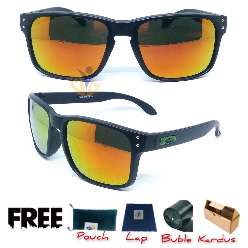 Kacamata hitam fashion square uv protection