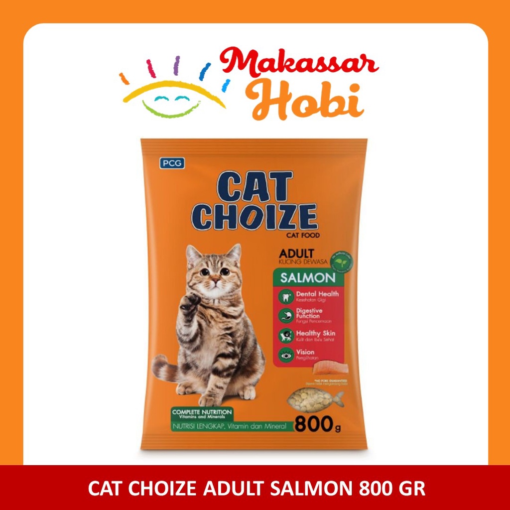 Cat Choize Adult Salmon 800gr 800 gr gram Makanan Kucing Choice Choise