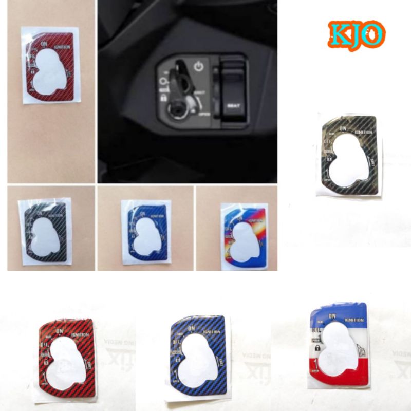 EMBLEM TIMBUL LOGO KUNCI KONTAK BEAT DELUXE STREET MURAH