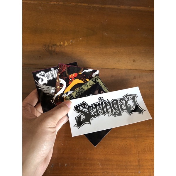 sticker band seringai tumblr handphone case laptop stiker indie indonesia band