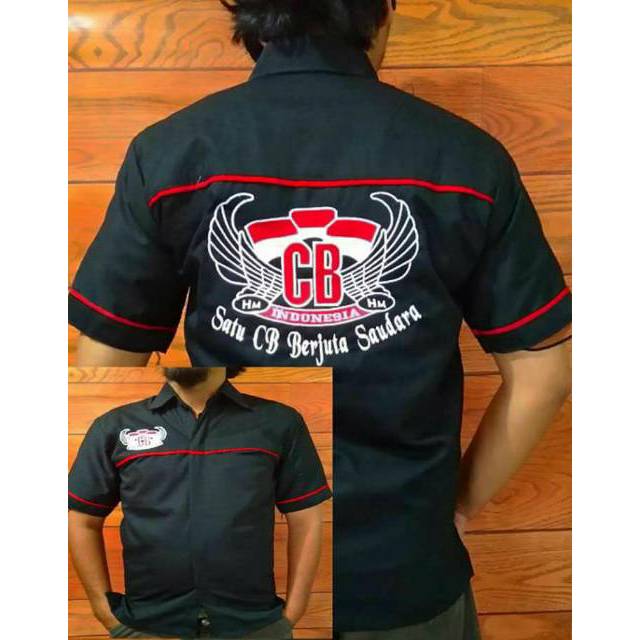 Kemeja Logo BORDIR CB INDONESIA